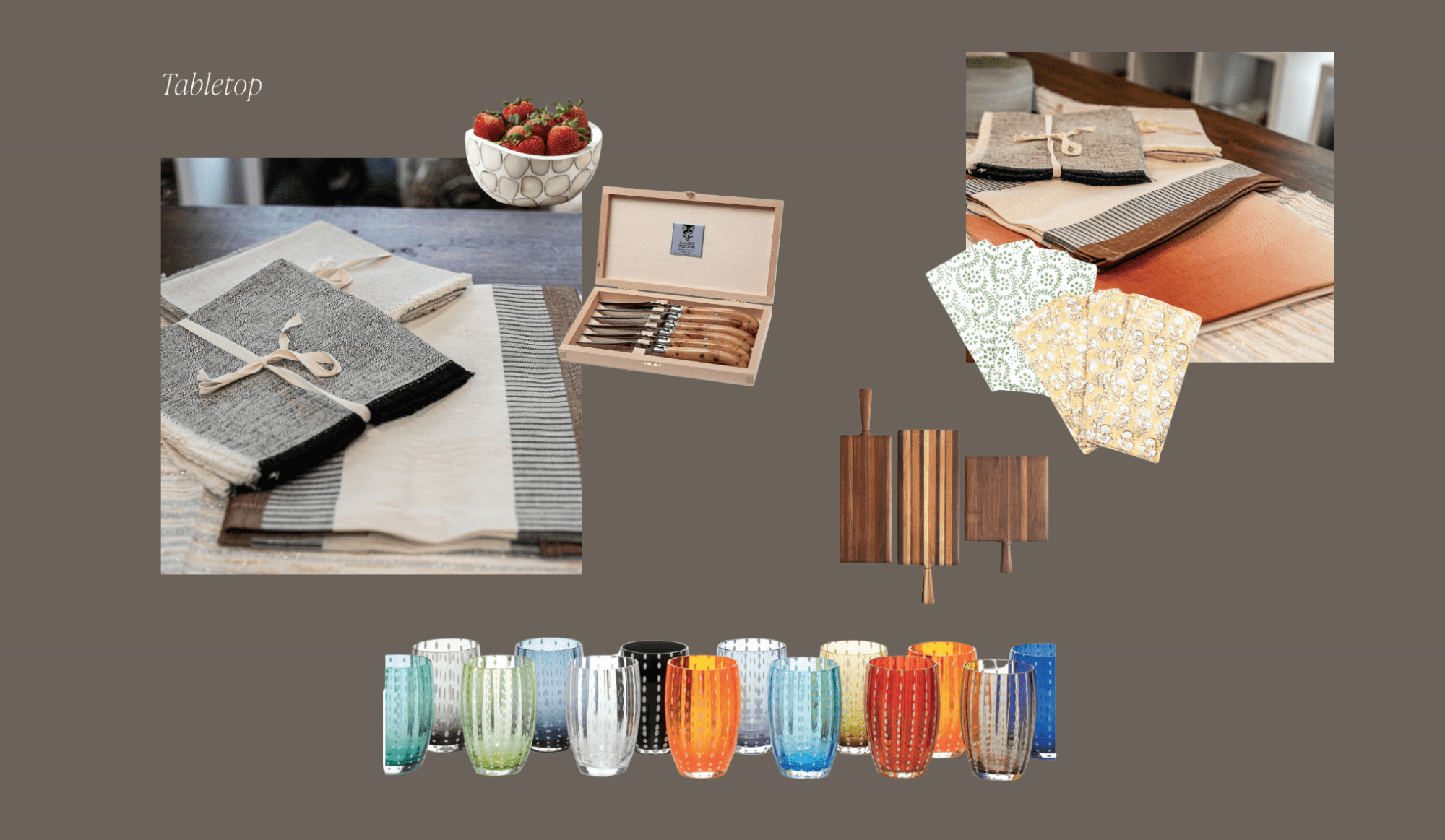 Olley Court Boutique CT Tabletop products