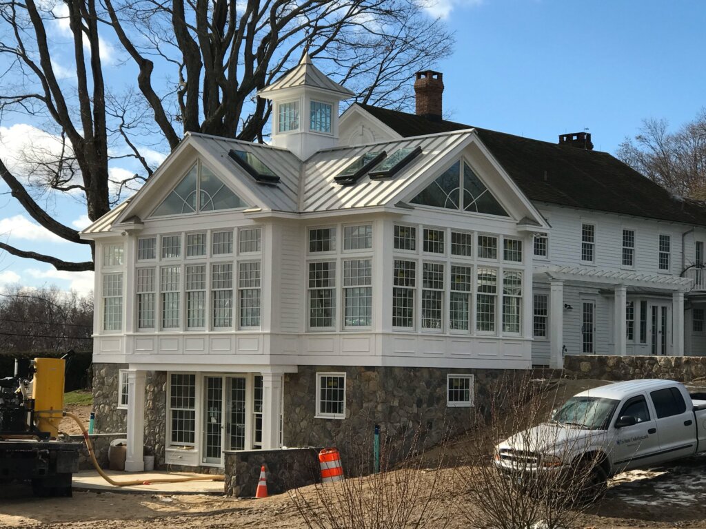 Pediment Construction CT Conservatory