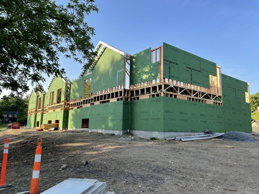 Pediment Construction CT progress