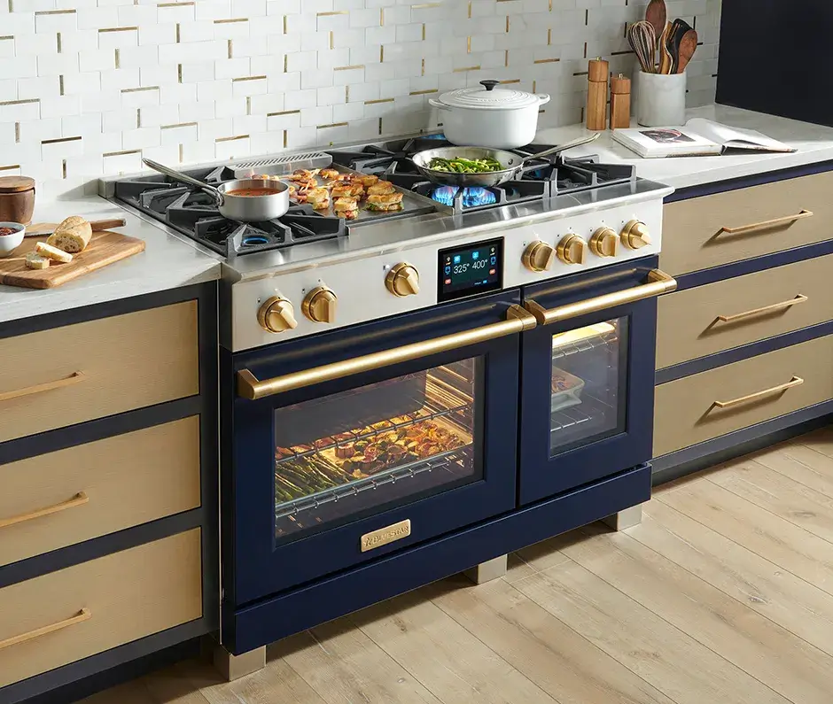 bluestar dual fuel range